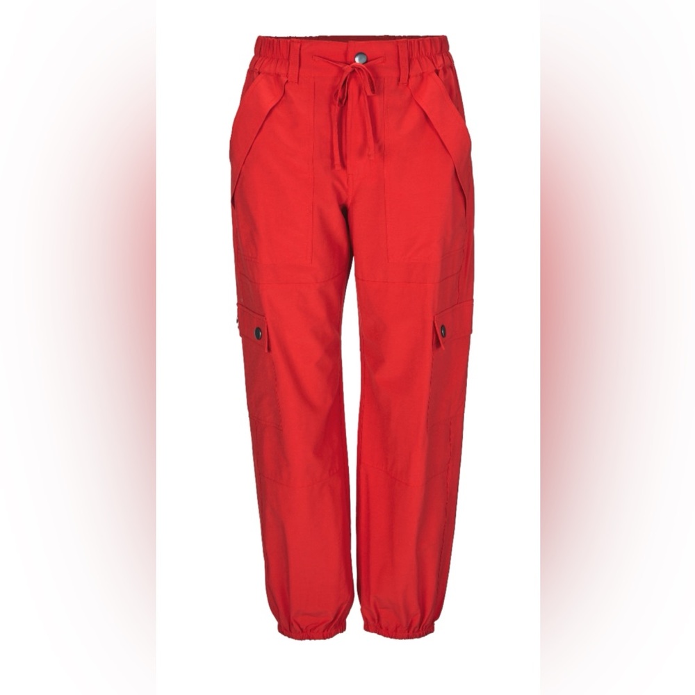 CAbi Red Cargo Pants